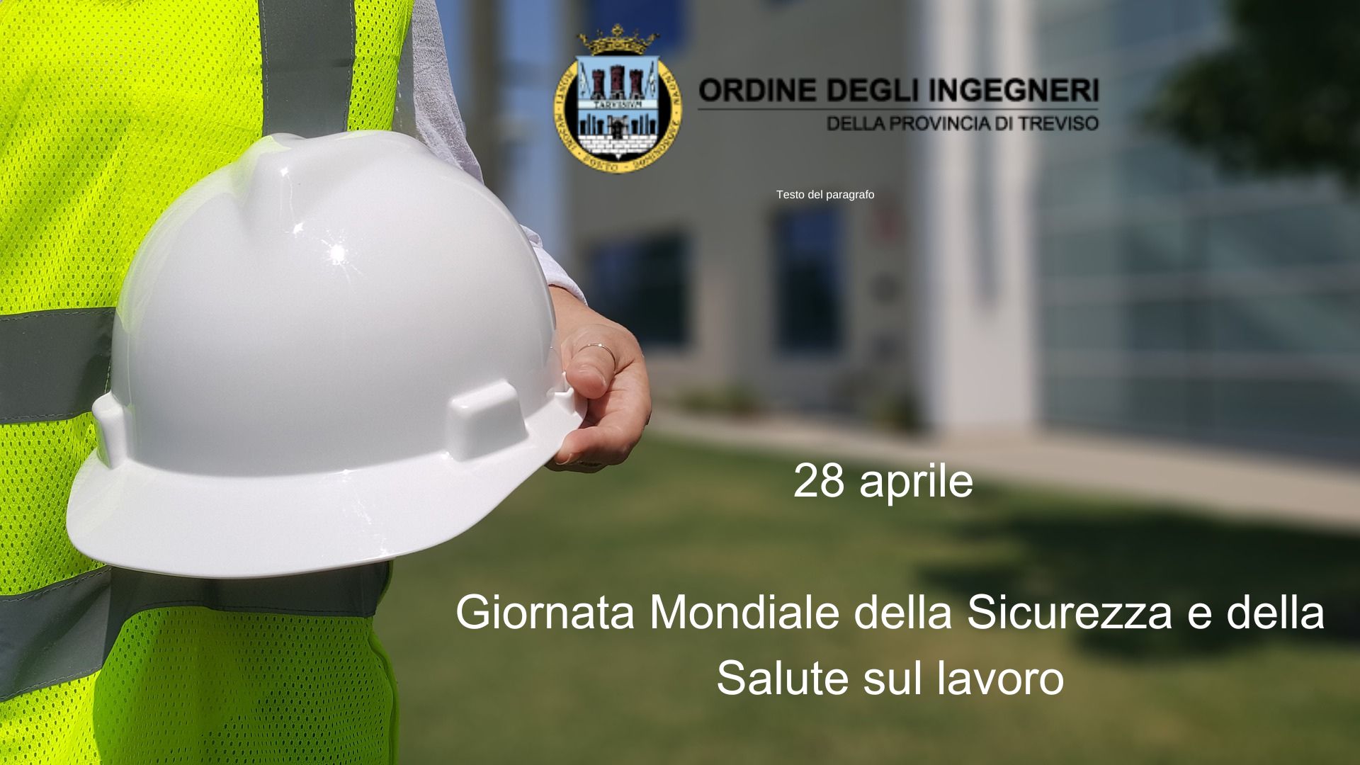 Immagine sulla sicurezza luoghi Lavoro